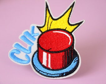 Écusson à déclic, écusson pour boutons, écusson à repasser, écusson brodé, appliqué, écusson pour veste, écusson pour sac à dos