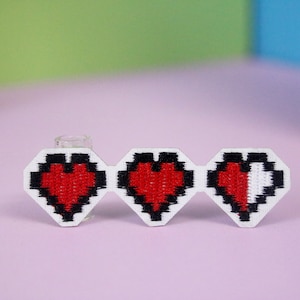 toppa per gioco retrò, toppa Health Point, toppa stirabile, toppa ricamata, applicazione, toppa per giacca, toppa per zaino