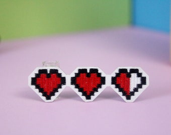 レトロゲームパッチ、ヘルスポイントパッチ、アイロンパッチ、刺繍パッチ、アップリケ、ジャケット用パッチ、バックパック用パッチ
