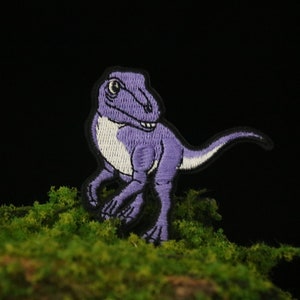 allosaurus patch, dinosaur patch, iron on patch, embroidered patch, applique, patch for jacket, patch for backpack