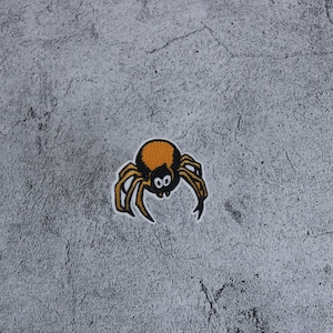 spider patch, Halloween patch, iron on patch, embroidered patch, applique, patch for jacket, patch for backpack