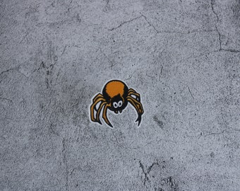 parche de araña, parche de Halloween, hierro en parche, parche bordado, aplique, parche para chaqueta, parche para mochila
