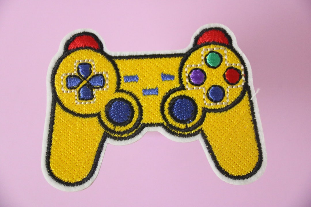 Game Pad Patch, Game Patch, Iron on Patch, Embroidered Patch, Applique ...