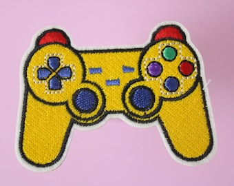 Game pad patch, game patch, iron on patch, embroidered patch, applique, patch for jacket, patch for backpack