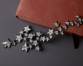 silver multiple stars patch, high-end patch, iron on patch, embroidered patch, applique, patch for jacket, patch for backpack