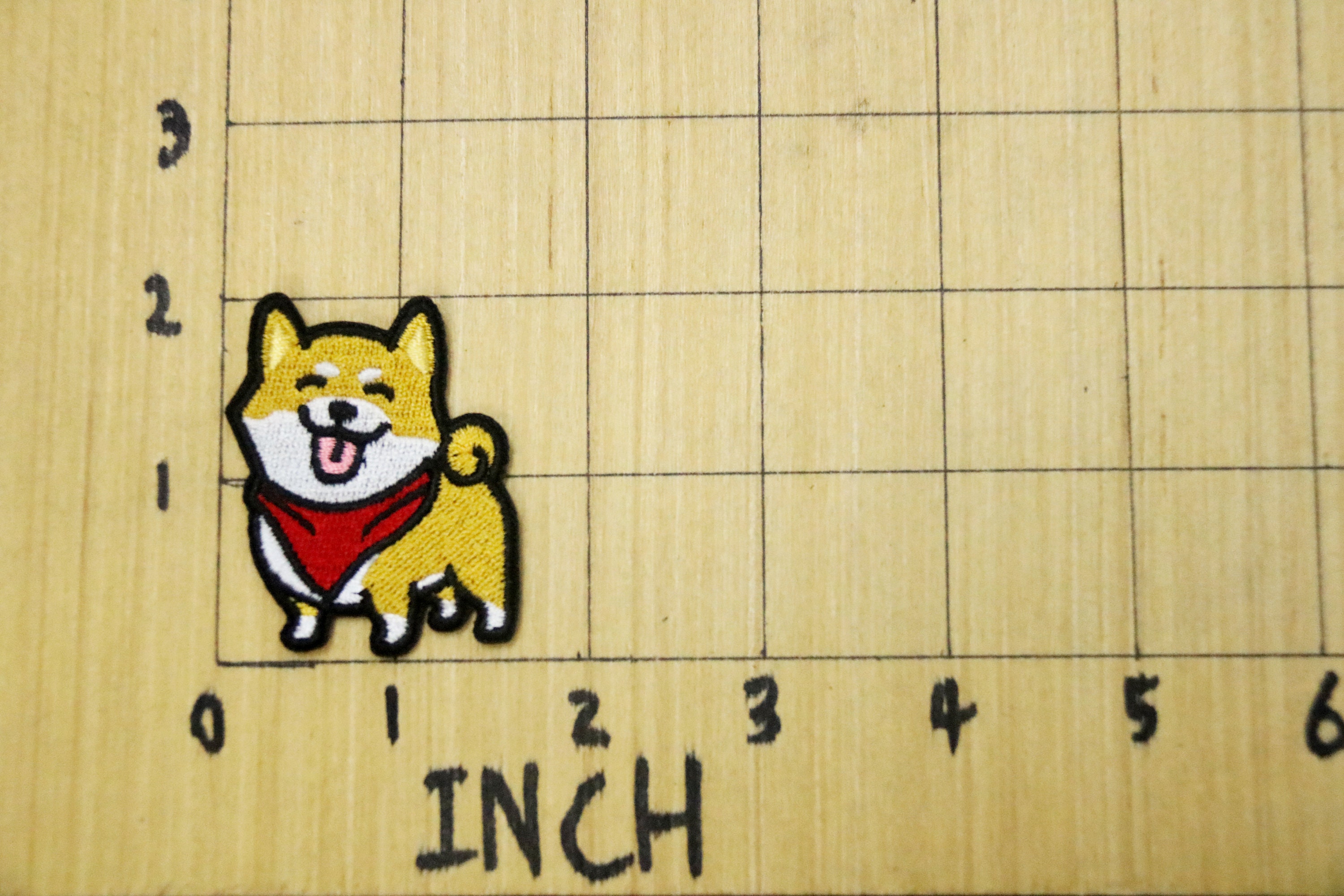 Shiba Inu Aufnäher Bestickt – Bügelpatch Für Jacke, Rucksack, Geschenk Für Tierliebhaber
