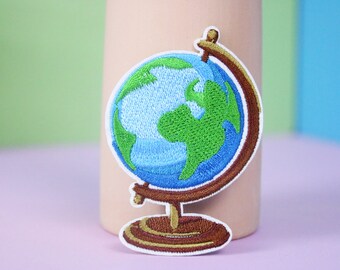 Remendo Tellurion, remendo The Earth, remendo de ferro, remendo bordado, apliques, remendo para jaqueta, remendo para mochila