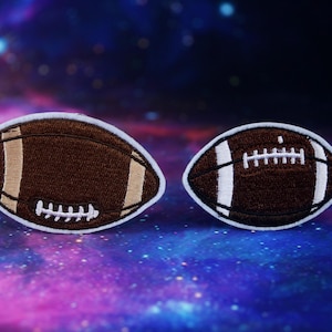football patch, sport patch, rugby, iron on patch, embroidered patch, applique, patch for jacket, patch for backpack