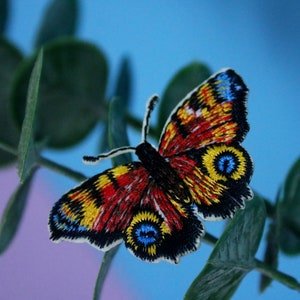 gorgeous butterfly patch, iron on patch, embroidered patch, applique, patch for jacket, patch for backpack
