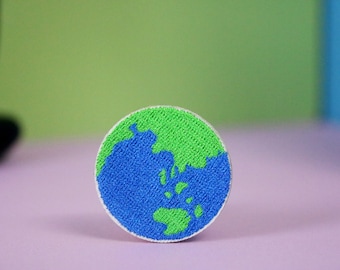o remendo da Terra, remendo de ferro, remendo bordado, apliques, remendo para jaqueta, remendo para mochila