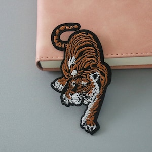 TIGER patch, iron on patch, embroidered patch, applique, patch for jacket, patch for backpack