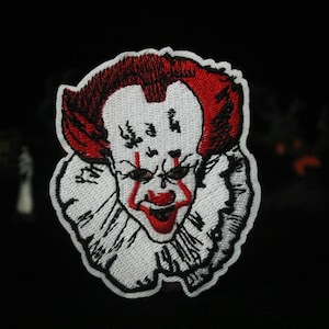 horror movie patch, killer patch, iron on patch, embroidered patch, applique, patch for jacket, patch for backpack