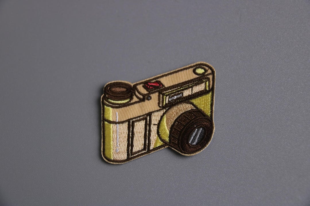 Camera Pvc Patch Camera Patch, Vintage Camera Patch, Iron on Patch, Embroidered Patch ...