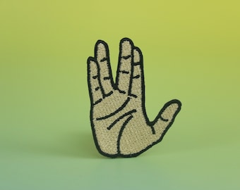 palm patch, hand patch, iron on patch, embroidered patch, applique, patch for jacket, patch for backpack