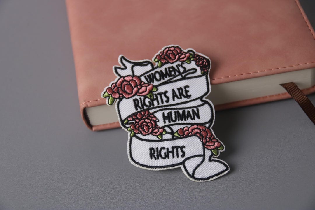 Women's Rights Are Human's Right Patch, Feminist, Iron on Patch ...