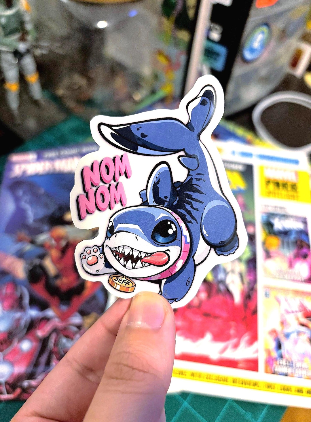 Jeff the Land Shark Marvel Rivals Sticker - Etsy
