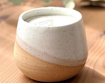 Organic Candle "Little Dipper" | Food-safe Ceramic
