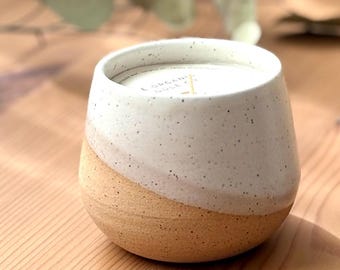 Organic Lavender Candle | Food-safe Ceramic