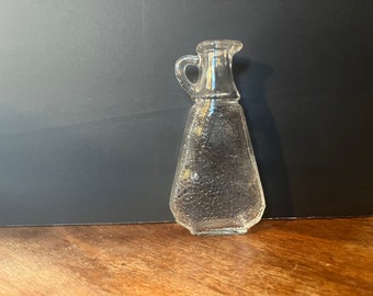 Antique Small Glass Pitcher