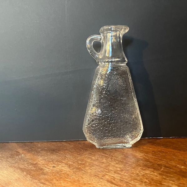 Antique Small Glass Pitcher