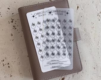 Christmas Funds Tracker | Laminated A6 Cash Savings Tracker