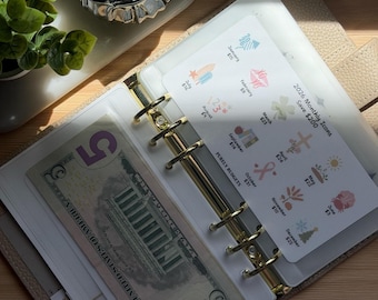 2026 Monthly Icons ~ Savings Challenge