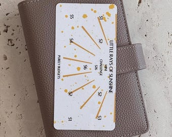 Laminated A6 Savings Challenge | Little Rays of Sunshine