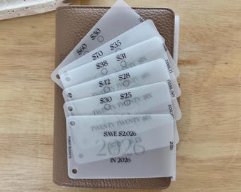 Save 2,026 in 2026 Matte Savings Challenge| Laminated A6 Cash Savings Tracker
