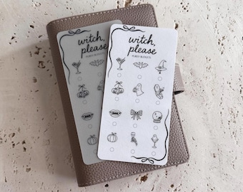 Witch Please Savings Challenge | A6 Savings Challenge | Matte Vellum | Cardstock