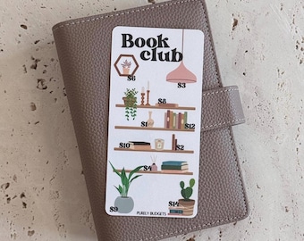 BOOK CLUB Savings Challenge| Laminated A6 Cash Savings Tracker