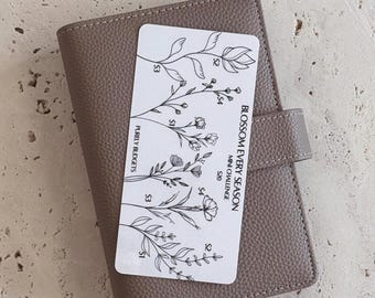 Blossom Every Season Savings Challenge | Laminated A6 Tracker