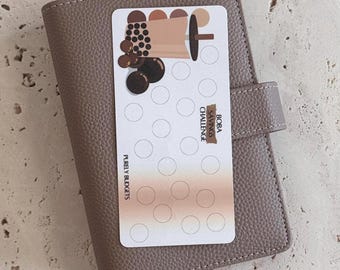 Boba Savings Challenge | A6 Cash Envelope Tracker