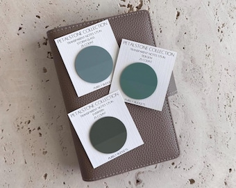Transparent Circle Sticky Notes | Petalstone Collection, Reusable Planner Labels
