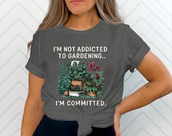 Gardening Lover T-Shirt, Floral Graphic Tee