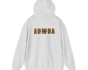 Gye Nyame | Adwoa | Monday Birth Day Girl | Ghanaian Akan Soul Name | Kra Din |  Unisex Heavy Blend™ Hooded Sweatshirt