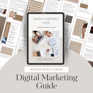Done for You: Digital Marketing Guide/eBook w/ Master Resell Rights (MRR) and Private Label Rights (PLR) - a Digital Marketing (DFY) Product