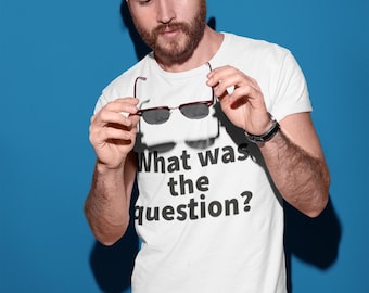 What was the question Short-Sleeved Unisex Crew T-Shirt Classic Fit