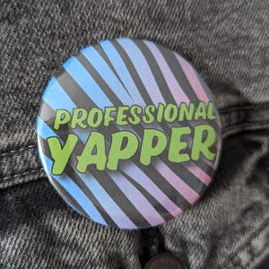 Professionell Yapper Anstecknadel