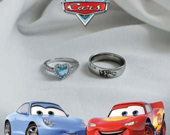 Sally and Lightning McQueen