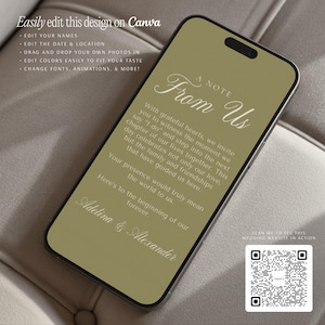 Wedding Website Template Vintage Wildflower Canva Invitation with RSVP Digital Wedding Romantic Timeless Classic Elegance Old Money Site imagem 13