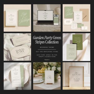 Rehearsal Dinner Invitation Template Night Before Dinner Card Canva Editable Design Printable Wedding Weekend Welcome Party Invite Green imagem 5