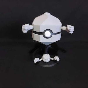 Pokeball-set met geodude-thema