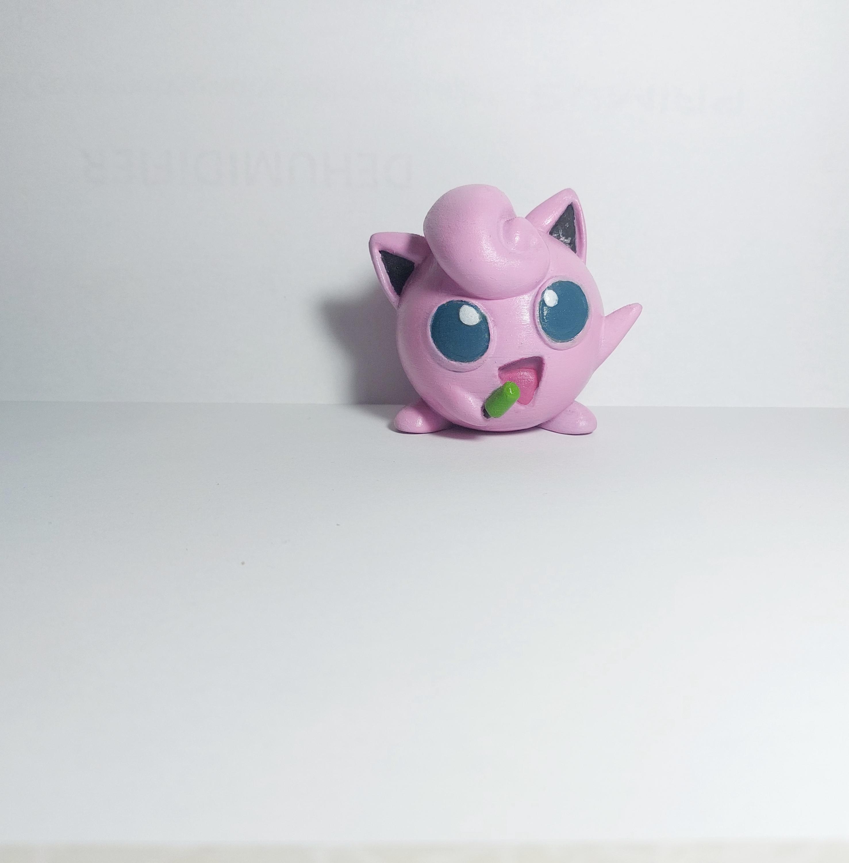 Jigglypuff Handpainted Figure. - Etsy