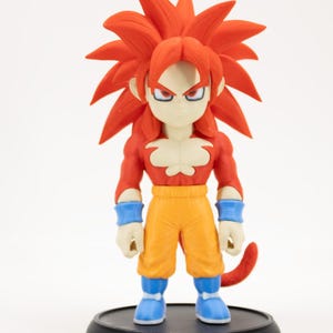 3Dプリントドラゴンボールダイマスーパーサイヤ人4悟空スーパーサイヤ人3ベジータ12インチ