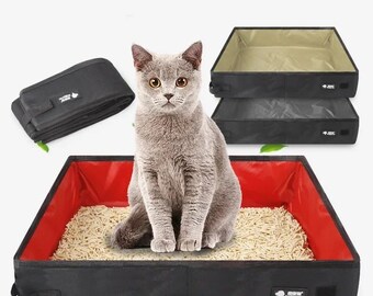 Compact & Portable Pet Litter Box