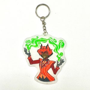 Alastor from Hazbin Hotel Keychain