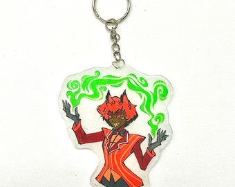 Llavero Alastor del Hotel Hazbin