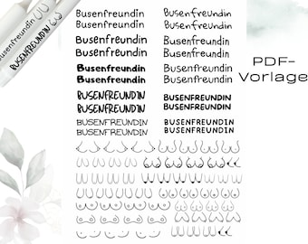 Busenfreundin template including business license, waterslide film