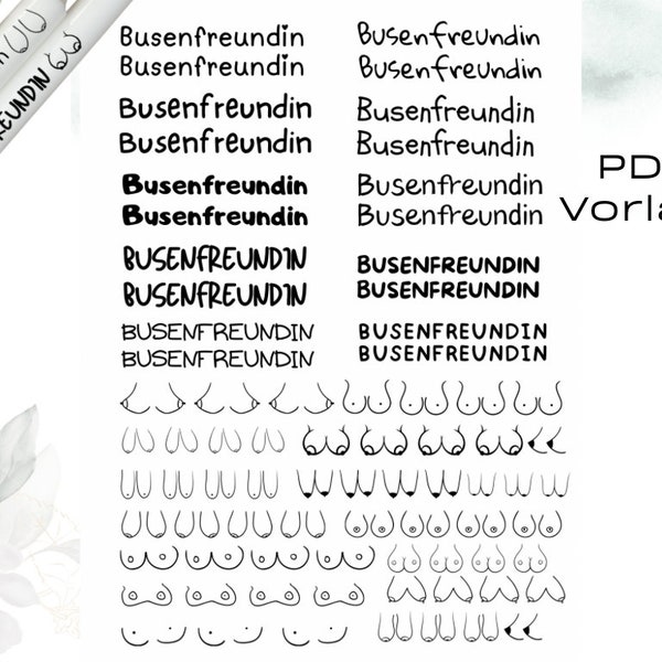 Busenfreundin template including business license, waterslide film