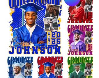 Graduate Arch Editable Canva Template Digital Download, Customizable Graduation 2025 Template, Senior Class of 2025 Add Photo Canva Template